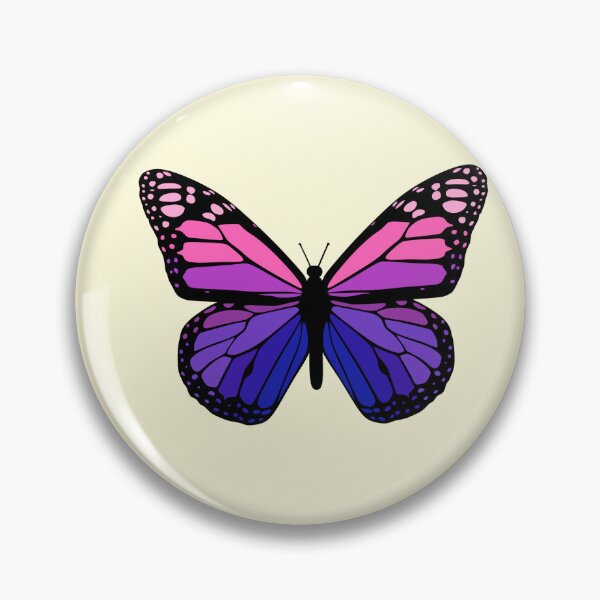 Item preview, bisexual pride flag butterfly designed and sold by phoebescribble.