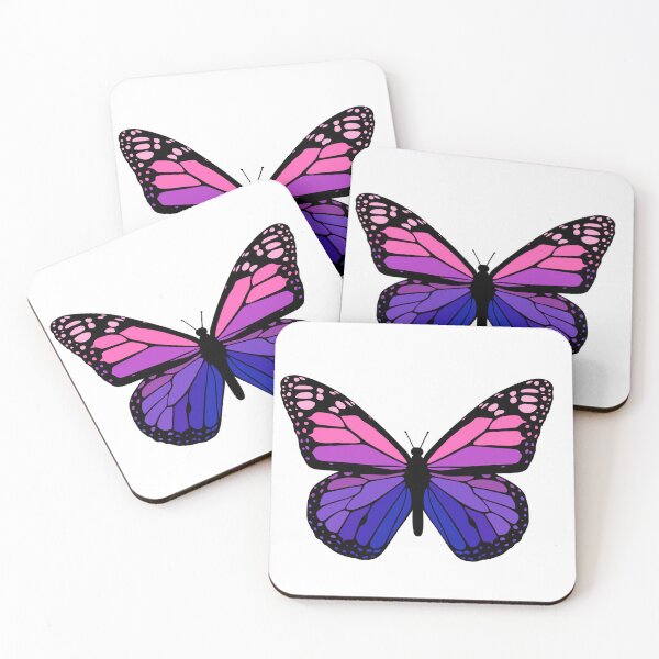 Item preview, bisexual pride flag butterfly designed and sold by phoebescribble.