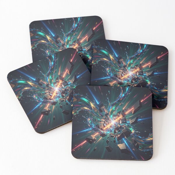 Item preview, Elegant Liquid Crystal Waves designed and sold by BrickByDream.