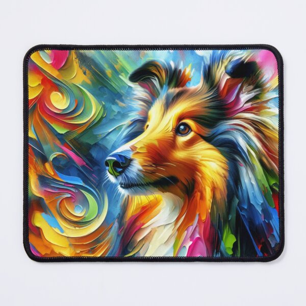 Item preview, Shetland Sheepdog Dog Portrait Acrylic Art Print Pet Portrait Gift for Sheltie Lovers designed and sold by Puppy Puzzles Plus.