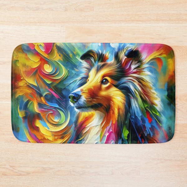 Item preview, Shetland Sheepdog Dog Portrait Acrylic Art Print Pet Portrait Gift for Sheltie Lovers designed and sold by Puppy Puzzles Plus.