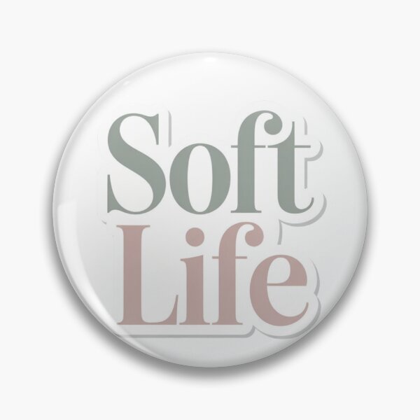 Item preview, Soft Life Aesthetic Funny Sticker designed and sold by Studioyasmin.
