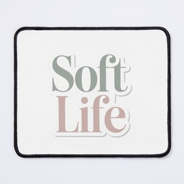 Item preview, Soft Life Aesthetic Funny Sticker designed and sold by Studioyasmin.