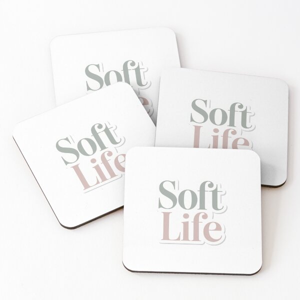 Item preview, Soft Life Aesthetic Funny Sticker designed and sold by Studioyasmin.
