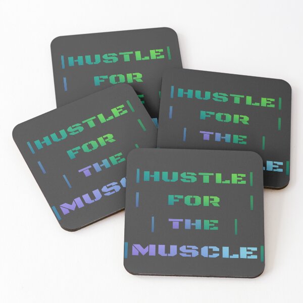 Item preview, Hustle for the Muscle – Bold Gym Motivation Design designed and sold by StorySeller85.