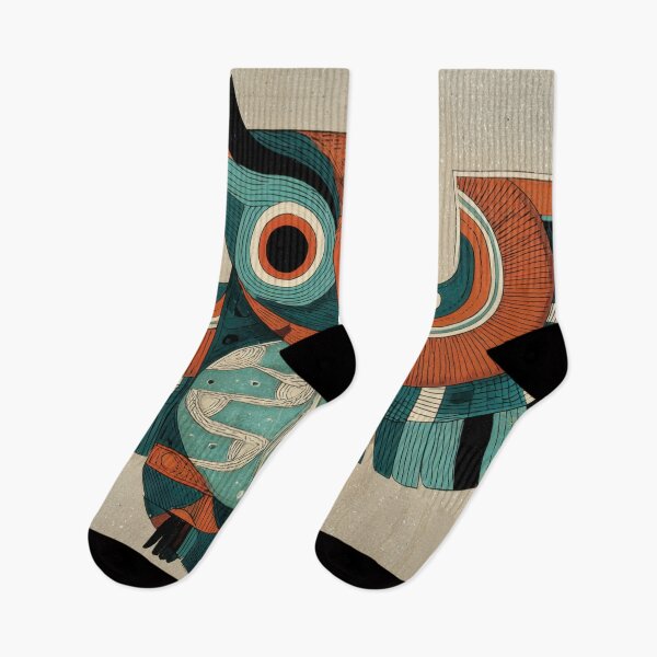 Item preview, Colorful owl design with tribal art designed and sold by anytka.