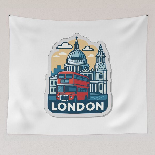 Item preview, London england designed and sold by waikibi ⭐⭐⭐⭐⭐.