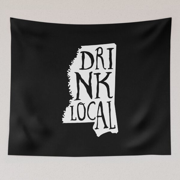 Item preview, Drink Local Mississippi State Outline Craft Beer designed and sold by graf1k.