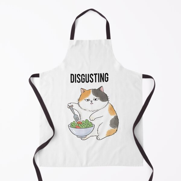 Item preview, Disgusting Salad Funny Grumpy Cat Hating Vegetables designed and sold by DigitalAnnaBanana.