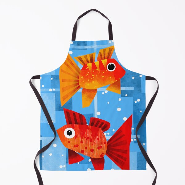 Item preview, Goldfish with Blue Abstract Background designed and sold by Andrew Hitchen.