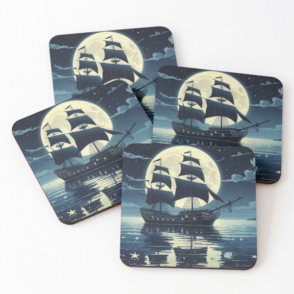 Item preview, Pirate Ship and Jelly Fish  designed and sold by Jestersmodified.