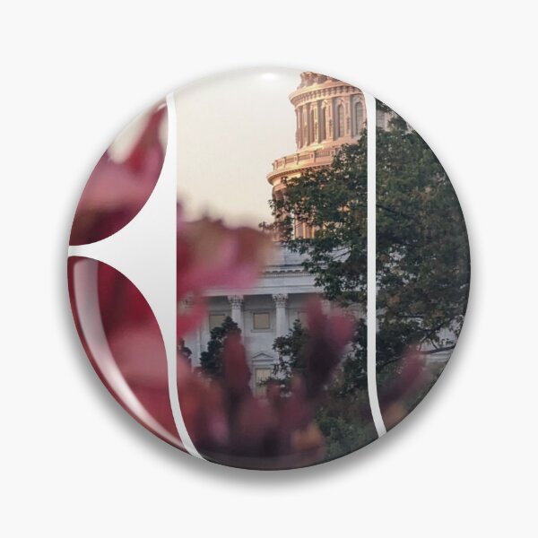 Item preview, Capitol in Bloom | Abstract Floral View of Washington D.C. - 4  designed and sold by CraftMuse19.