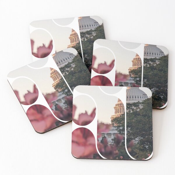 Item preview, Capitol in Bloom | Abstract Floral View of Washington D.C. - 4  designed and sold by CraftMuse19.