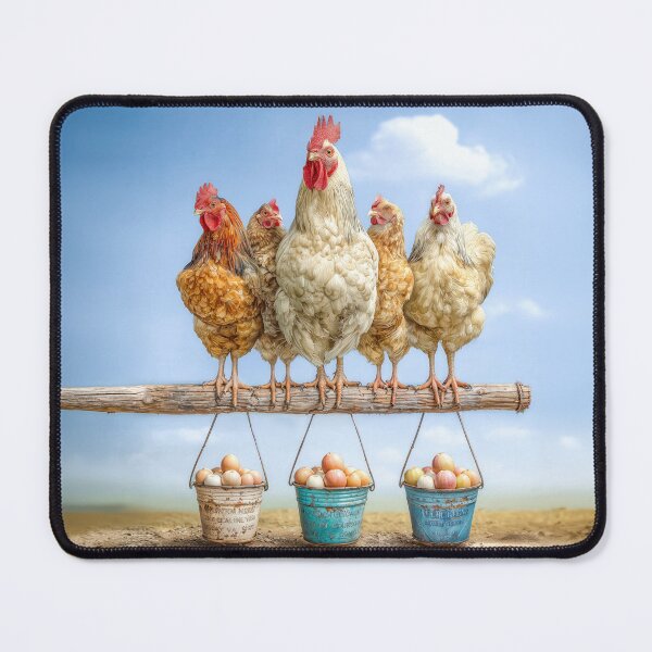 Item preview, Countryside Surprise of talented Chicken Roosters designed and sold by AngelottiCR.