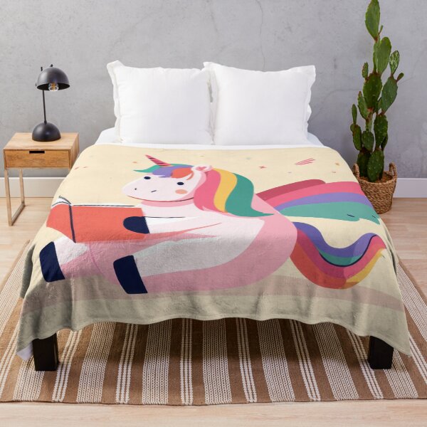 Item preview, Unicorn with a book designed and sold by anytka.