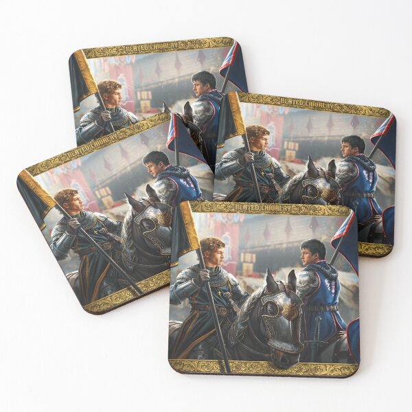 Item preview, Heated Chivalry (Border) designed and sold by Cat&Crown.