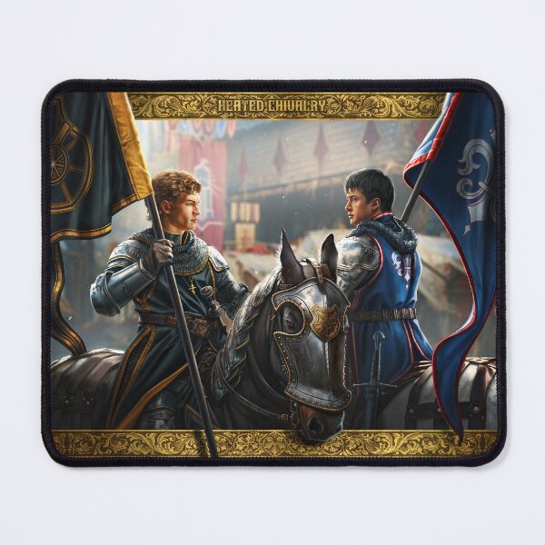 Item preview, Heated Chivalry (Border) designed and sold by Cat&Crown.