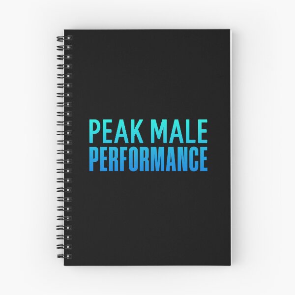 Item preview, Peak Male Performance, Blue Funny Quotes designed and sold by Memes N Lore .