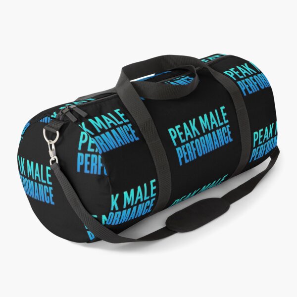 Item preview, Peak Male Performance, Blue Funny Quotes designed and sold by Memes N Lore .
