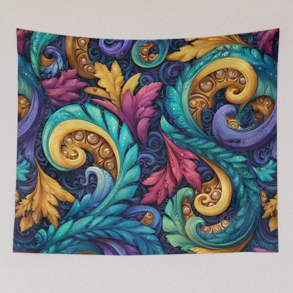 Item preview, New Zealand Māori Paua Pattern Koru Design 790 designed and sold by GrinGalore.