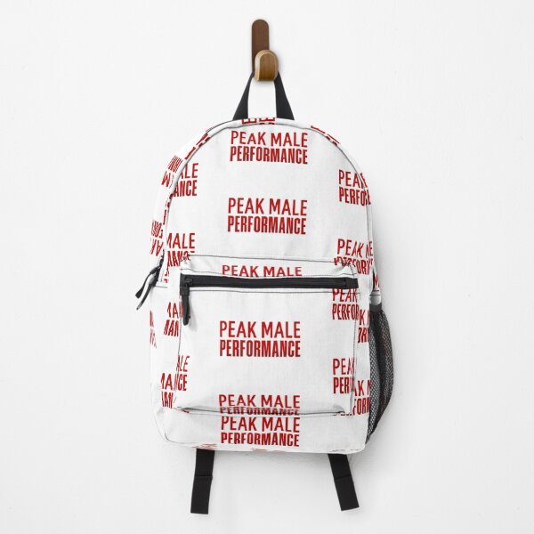 Item preview, Peak Male Performance, Red Funny Quotes designed and sold by Memes N Lore .