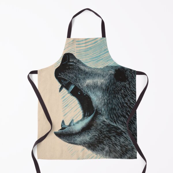 Item preview, A grizzly bear with its mouth open designed and sold by anytka.