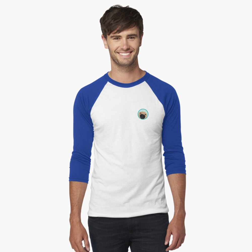 Vista previa del artículo con la obra «Camiseta ¾ estilo béisbol», diseñado y vendido por ProjectAmity.