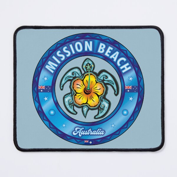 Item preview, Mission Beach Australia sea turtle hibiscus designed and sold by studioss76.