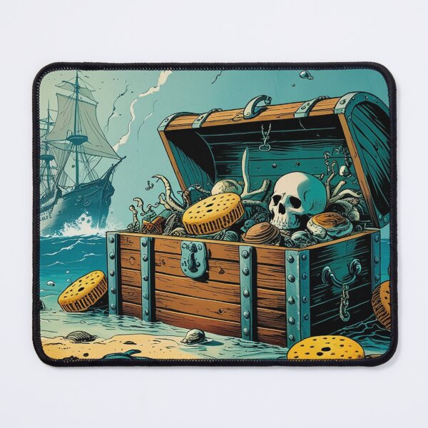 Item preview, Pirate Ship and treasure chest designed and sold by Jestersmodified.
