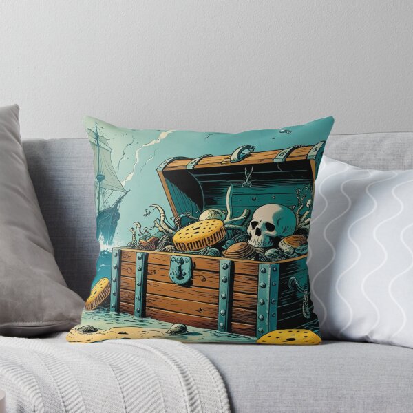 Item preview, Pirate Ship and treasure chest designed and sold by Jestersmodified.