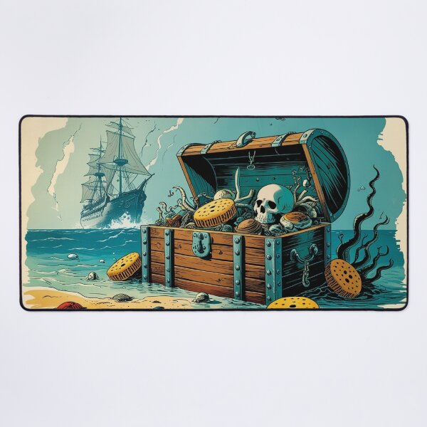 Item preview, Pirate Ship and treasure chest designed and sold by Jestersmodified.
