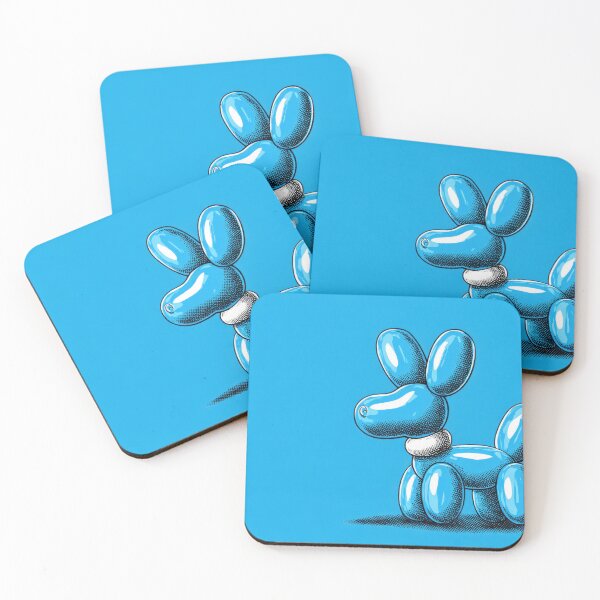 Item preview, Balloon dog on a blue background designed and sold by anytka.