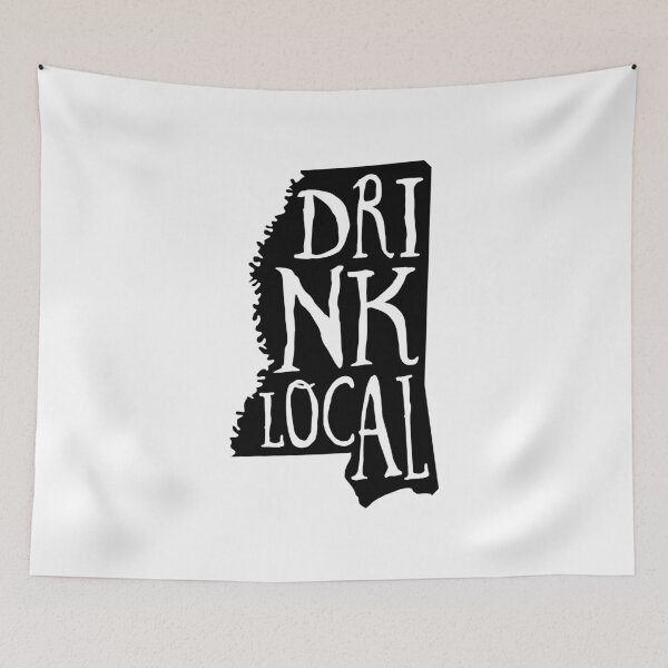 Item preview, Drink Local Mississippi State Outline Craft Beer designed and sold by graf1k.