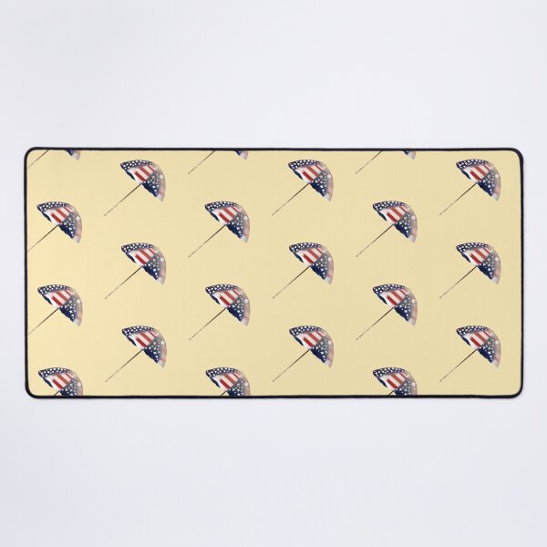 Artikelvorschau, Sonnenschirm, amerikanische Flagge, Sommer, Rot, Weiß, Blau, Aufkleber, Drucke, Poster, Wandkunst, Magnet, Heim, Kaffeetassendekoration, T-Shirt, Schreibwaren, Notizbuch, Hut, Küche, Arbeit, Schule, Büro, Redbubble Shop entworfen und verkauft von Saritas Boutique Shop.
