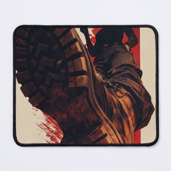 Item preview, Giant Boot Step Silhouette Warrior designed and sold by SangPrints.