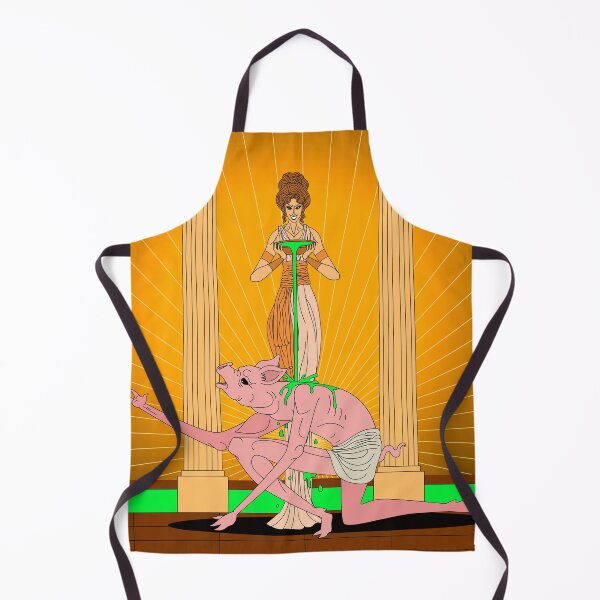 Item preview, circe transforming a man into a pig designed and sold by matintheworld ( delcarmat ).