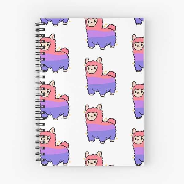 Item preview, bisexual kawaii rainbow pride llama designed and sold by phoebescribble.