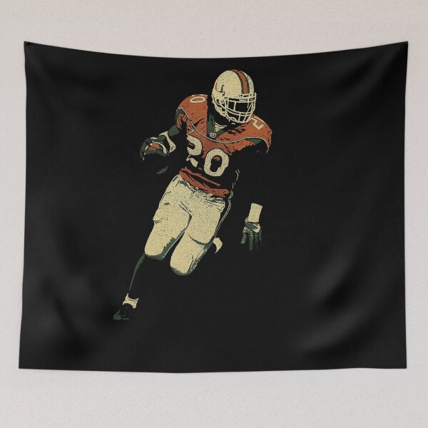 Item preview, Ed Reed Miami Hurricanes Vintage Football Art designed and sold by TheArtOfCar.