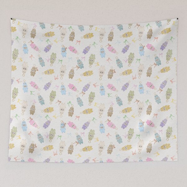 Item preview, Labubu watercolor designed and sold by Off-The-Wahl Charms & Co..