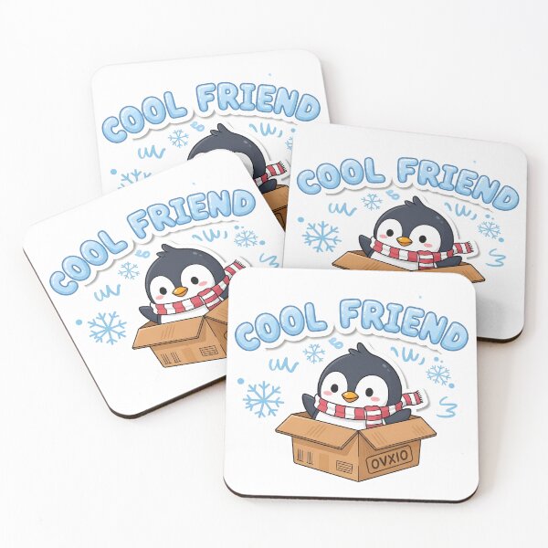 Item preview, Cool Friend | Kawaii Penguin Box Unboxing Aesthetic designed and sold by OVXIO.