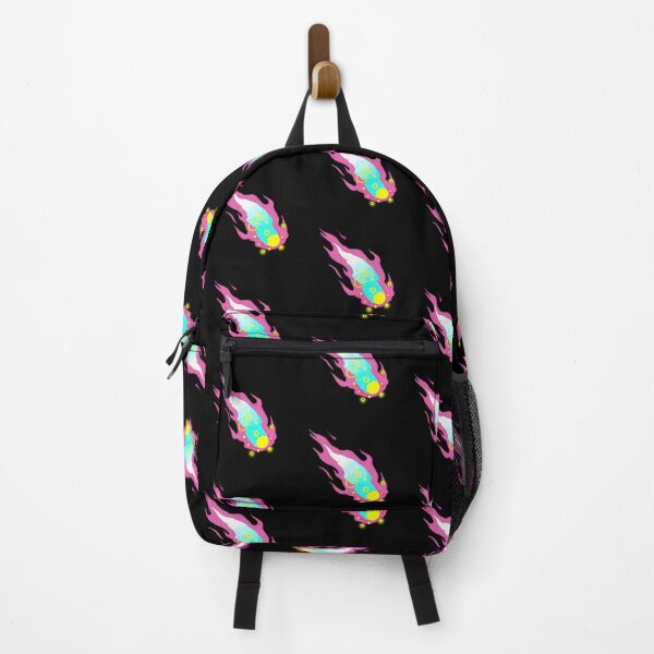 Item preview, Neon Pink & Cyan Flaming Object with Yellow Accents Graphic designed and sold by Snapystyle.