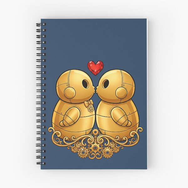 Item preview, Steampunk Smooch – Golden Robot Kiss designed and sold by The Visual Syllabus.