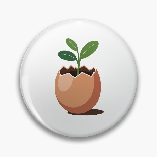 Item preview, Seedling Emerging from Eggshell designed and sold by jkrphoto.