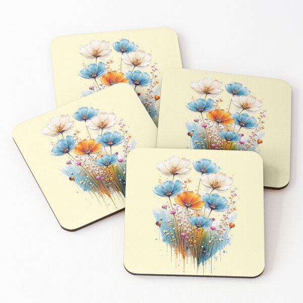 Item preview, Poppy fantasy  floral minimalist art.  designed and sold by Natart1004.