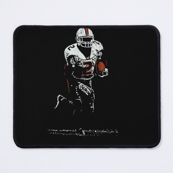 Item preview, Willis McGahee Miami Hurricanes Vintage Football Art designed and sold by TheArtOfCar.