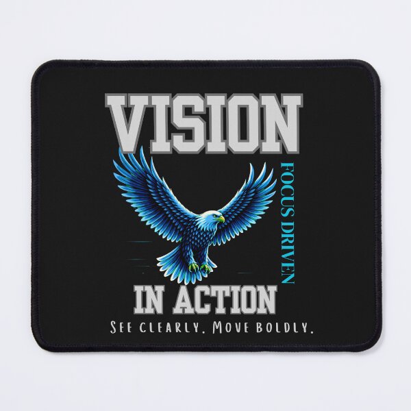 Item preview, Vision In Action Eagle – Focus Driven Motivational Graphic Design designed and sold by AdicretorDesign.