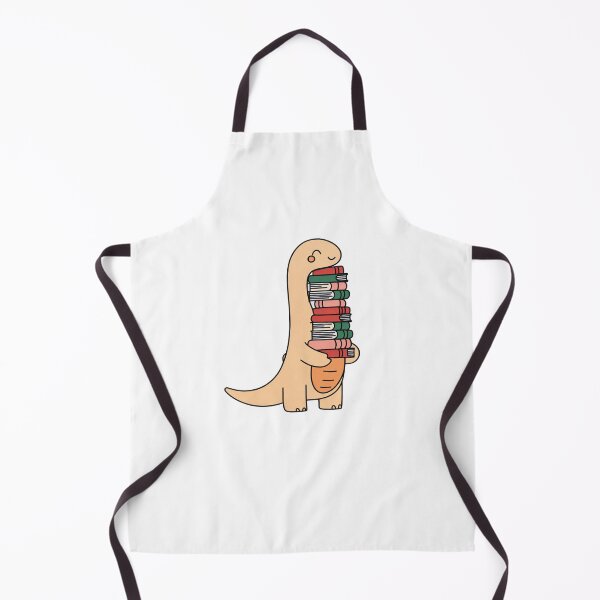 Item preview, Dinosaur Holding Book Stack designed and sold by krystalRomanart.