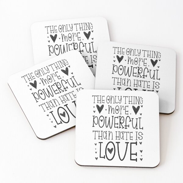 Item preview, The Only Thing More Powerful Than Hate is Love designed and sold by iam8lu3.