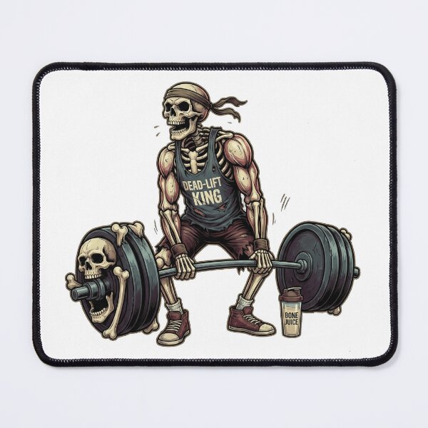 Item preview, Dead-Lift King - Skeleton Gym & "Bone Juice" Workout designed and sold by QuestAboutShop.
