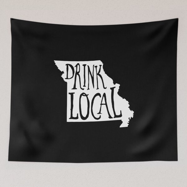 Item preview, Drink Local Missouri State Outline Craft Beer designed and sold by graf1k.